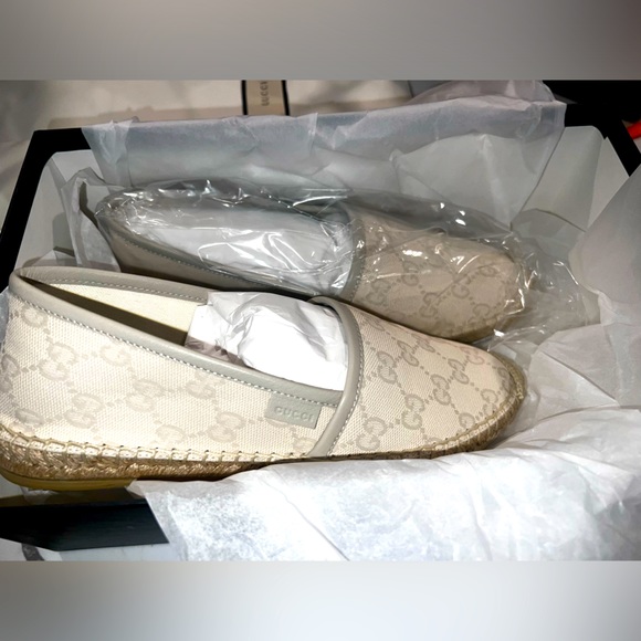 Gucci Espadrilles White size 37 1/2 - Picture 2 of 5